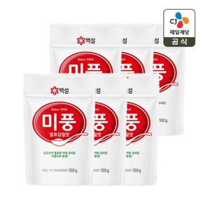 백설 발효감칠맛 미풍 미원 100g x6개