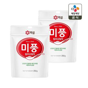 백설 발효감칠맛 미풍 미원 250g x2개