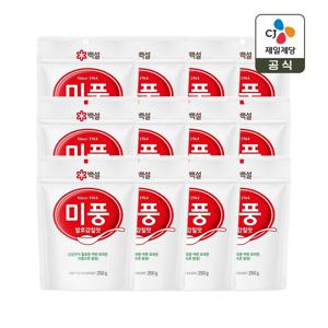 백설 발효감칠맛 미풍 미원 250g x12개
