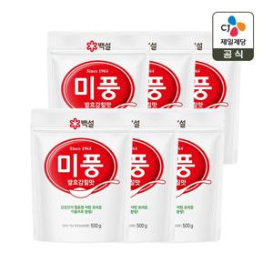 백설 발효감칠맛 미풍 미원 500g x6개