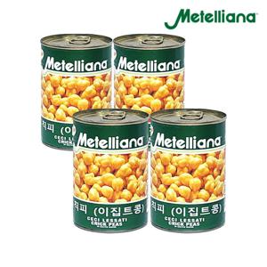 메텔리아나 칙피 이집트콩 400g X 4개 병아리콩 통조림