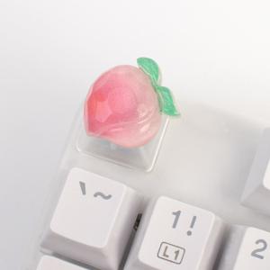 키캡 복숭아 포인트 커스텀 기계식 키보드 꾸미기 키캡놀이