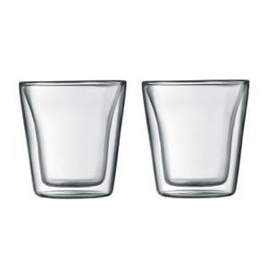 [해외] 칸틴 더블월 유리컵 2팩 0.1 l
