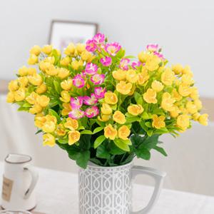 초롱꽃 성묘 조화 꽃 부쉬 2colors 51cm 추모 납골당 산소 묘지