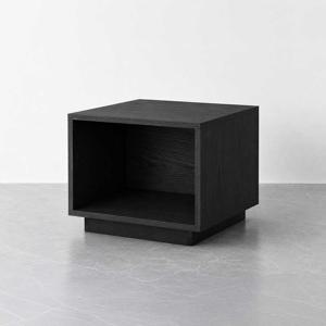 애쉬 블랙 블록 테이블 CUBE