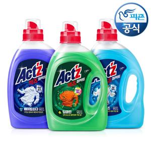 NEW 액츠 퍼펙트 일반드럼겸용 세탁세제 3종(딥클린,베이킹소다,실내건조) 2.7L