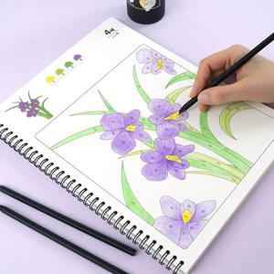 2세대 시니어 컬러링북 숫자가이드 어르신 어른 색칠공부 성인 꽃 색칠 북 노인 치매 예방