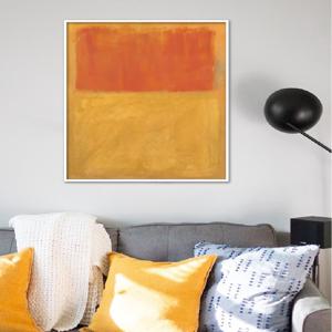 마크 로스코 - Orange and Tan 원룸 카페 거실 병원 호텔 사무실 추상 그림액자