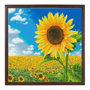 풍경 해바라기 친구 보석십자수 슬림 액자 세트 40x40