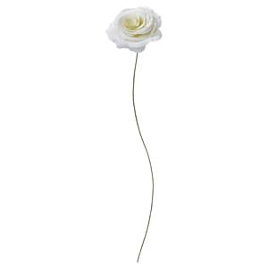 굴스페트 조화꽃 종이 장미 화이트 50cm