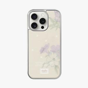 여린 베이지 에폭시 범퍼 실버 폰케이스 yeorin beige phone case