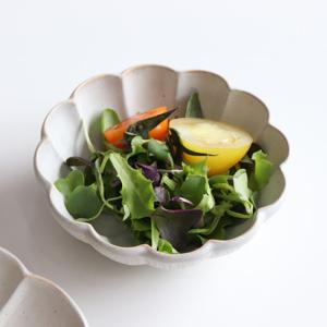 일본 도자기 그릇 시노기 테이블웨어 플라워 원형 볼 2호 (14cm)