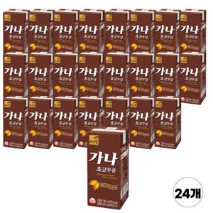 가나쵸코우유 멸균우유 190ml*24개