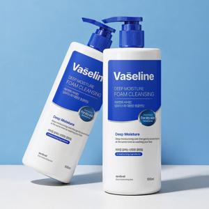 바세린 폼클렌징 500ml x 1개 대용량 약알칼리 클렌징폼 세안제 폼클렌저 버블