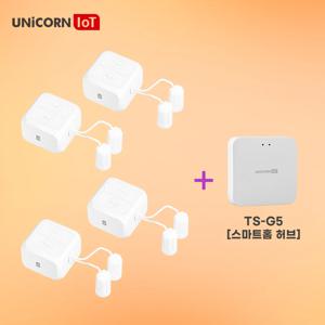 IoT 충전식 스마트핑거터치봇4세트+스마트홈허브(TS-G5) 원격 스마트스위치 TS-F7