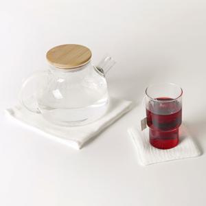 딥노블 원형 내열 강화 유리컵 예쁜 홈카페 유리잔 260ml