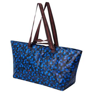 스피웃쇠 장바구니 타포린백 블루패턴 18x45x28cm/22L