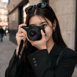 루믹스 S9 + 18-40mm 제트 블랙 풀프레임 미러리스 디지털 카메라 + 배터리 증정