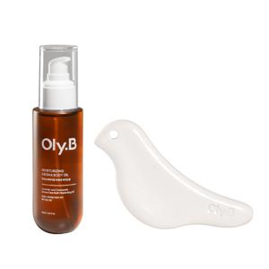 아로마 오일 마사지 키트 (바디오일100ml&세라믹 괄사)