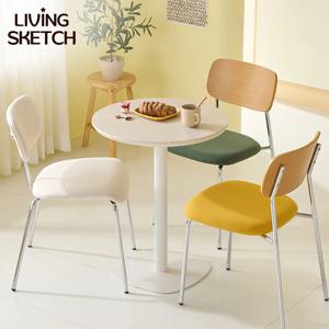 꽁뜨 600 원형 세라믹 테이블 카페 업소용 원룸 2인 티테이블 2colors