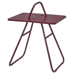 IKEA PS 2026 사이드테이블 보조 접이식 다크레드 50x40cm