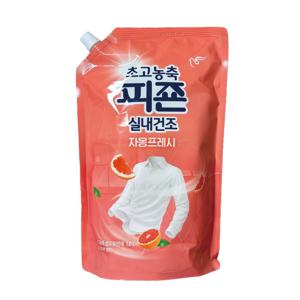 초고농축 피죤 실내건조 자몽프레시 섬유유연제 리필 1.6L