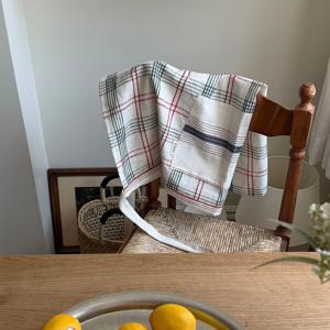 French check apron