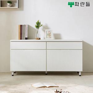 파란들가구 1200 높은 605 템바보드 거실장 거실수납장 티비다이