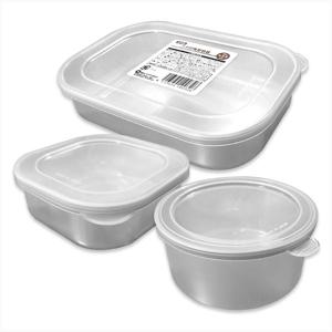 일본 에코 스텐찬통 (스테인레스 반찬통 밀폐용기 냉장고정리)