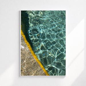 바다 물결 해변 윤슬 인테리어 포스터 액자 : Poolside
