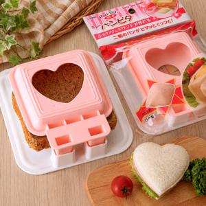 일본 사나다 하트 샌드위치틀 L8995 식빵 커터 아이간식 도시락 만들기
