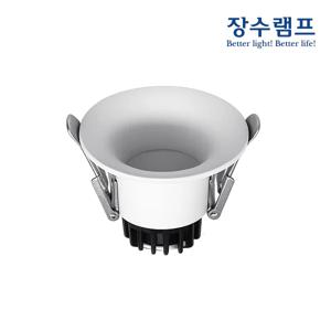 장수램프 LED 다운라이트 2인치 5W 호퍼 호른 매립등 매입등 확산형 DC 플리커프리