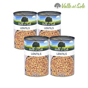 코렉스 발레델솔레 렌틸스 400g X 4개 렌틸콩 통조림