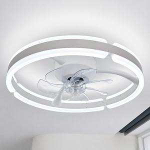 실링팬 LED 조명 천장형 선풍기 50cm BLDC 리모컨 저소음 원형 방등 서큘레이터