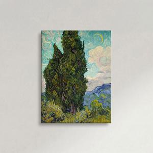 고흐 그림 인기명화 거실 인테리어 사이프러스 캔버스 액자