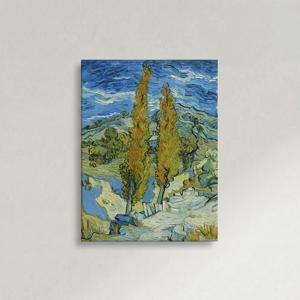 고흐 그림 인기명화 거실 인테리어 포플러 나무들 캔버스 액자