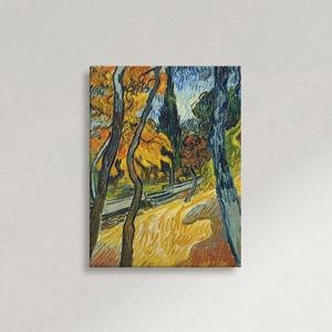 고흐 그림 인기명화 거실 인테리어 정원의 나무들 캔버스 액자