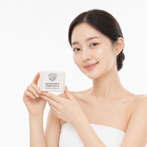 수제세안비누 프리미엄 글로우 핸드메이드비누 100g 진주갈락토마세스 판테놀 화사한 연꽃향