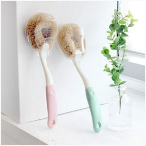 천연 야자수 수세미 브러쉬 다용도 설거지솔 야채 세척솔 2colors