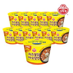 컵밥 치즈불닭마요덮밥(밥150)(즉석국)(단백) 284.5g*12개