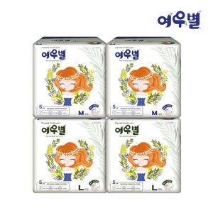 액티브 팬티형 생리대 4팩 / 입는 오버나이트