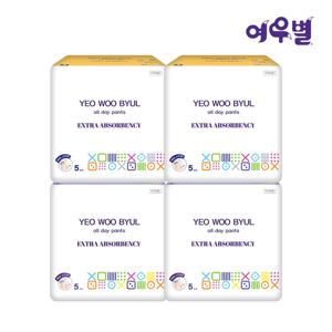 올데이 팬티형 생리대 4팩 / 입는 오버나이트