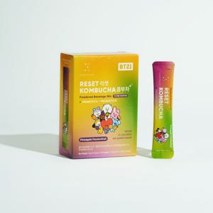 리셋 콤부차 파인애플 패션후르츠 5g 10포