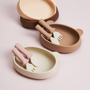 곰플레이트 + 모두얌 스푼포크 세트