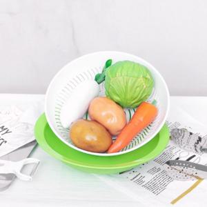 국산 다용도 야채 채반 (원형) 물빠짐 채소 세척 바구니 쌈 소쿠리