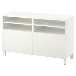 베스토+라프비켄+스투바르프 TV장식장+도어 화이트 120x42x74cm