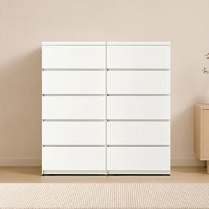 루미 서랍장 E0 속깊은 5단서랍장 세트 1200