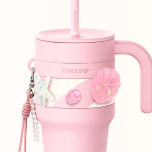 스위치 대용량 텀블러 오션 페블 에디션 650ml, 핑크