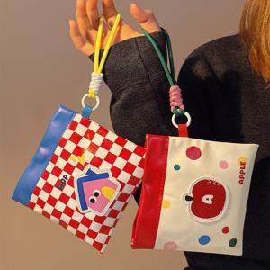 가벼운 휴대성 대용량 생리대 수납 미니 스트랩 파우치 미니 파우치