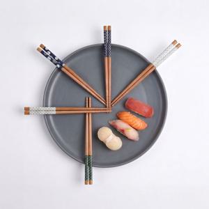 일식 대나무 젓가락 5조 세트 모던 오리엔탈 조리용 일본 고급 우드 젓가락 선물